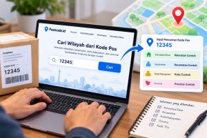 Cara Mencari Kelurahan dan Kecamatan dari Kode Pos